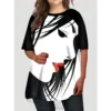 Summer Women’s Artistic Graphic Oversized T-Shirt