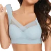 Sexy Plus Size Bra – Wireless Lace Push Up Sports Bra