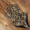 Women One Piece Swimsuit V Neck Ruffle Monokini