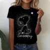 Snoopy Print Women’s O-neck T-Shirt Streetwear