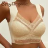 Women’s Lace Bra – Push Up Deep V Sexy Lingerie