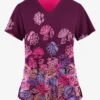 Women’s Floral Medical Nurse Workwear T-Shirt